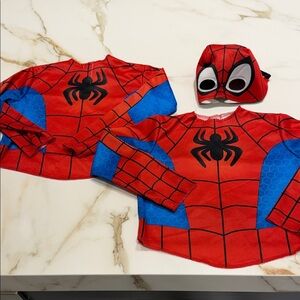 Spider Hero Kids Costume Set - Red and Blue